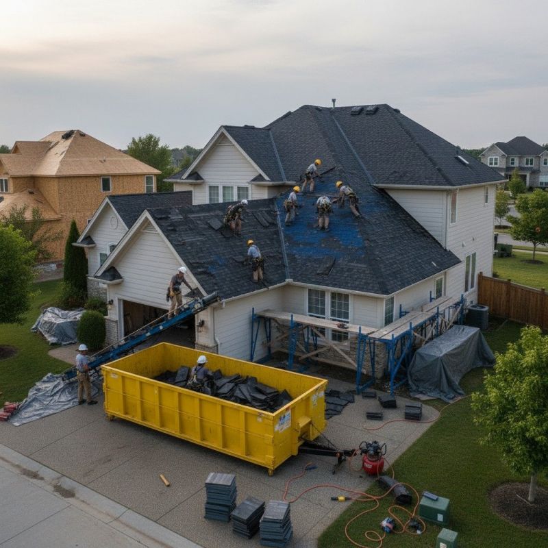 Asphalt Roof Replacement in Fredericksburg, VA