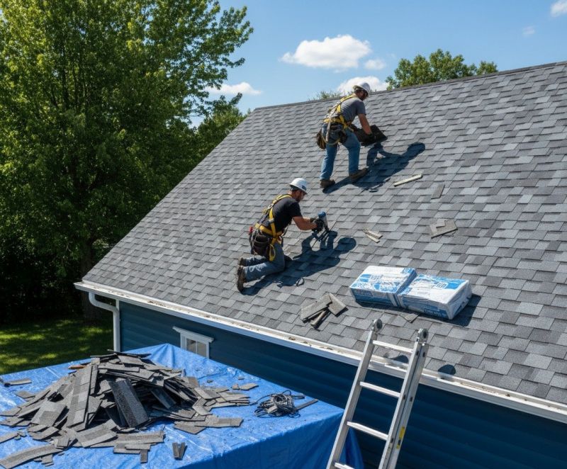 Asphalt Roof Replacement in Boston, MA