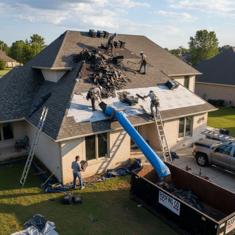 Damaged Roof Replacement in Alexandria, VA
