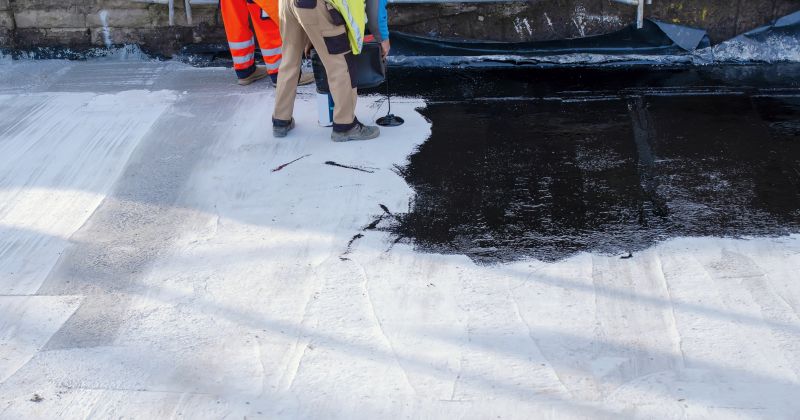 Products For Roof Coating Service in use